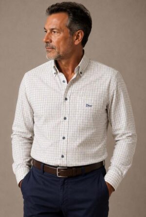CAMISA CUADROS M/L 95289 DIOR