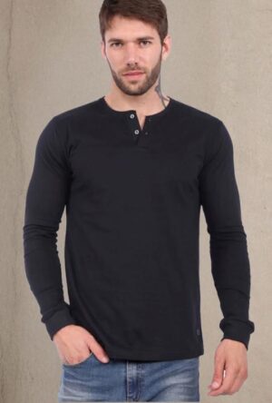 REMERA DUBIGAL C/BOT M/L BANDO